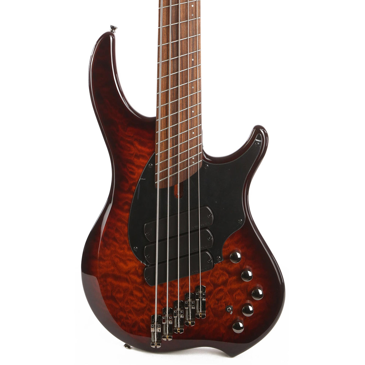 Dingwall Combustion 5-String Bass Vintage Burst Quilt Top — 1