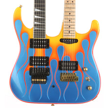 Jackson and Charvel Custom Shop 40th Anniversary Double Neck Hot Rod Flame 2020 NAMM Display Guitar