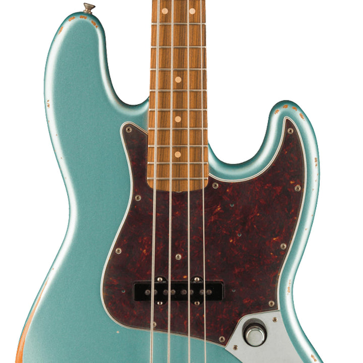 Fender 60th Anniversary Roadworn '60s Jazz Bass Firemist Silver