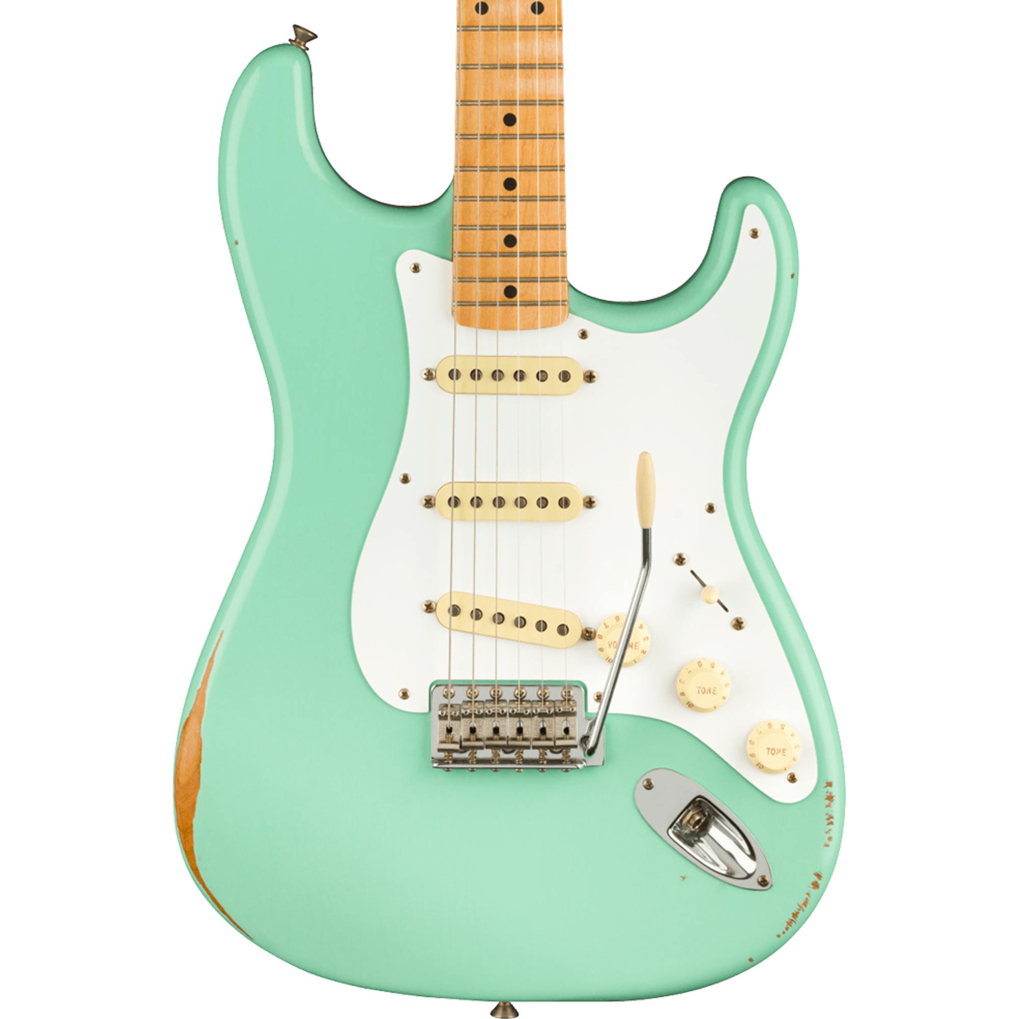 Fender Vintera Road Worn 50s Stratocaster Surf Green | The Music Zoo