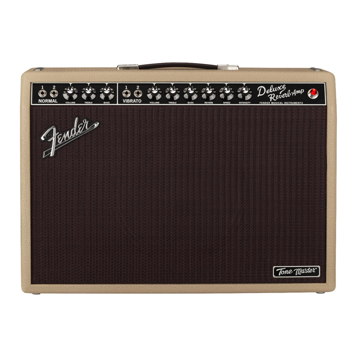 Fender Tone Master Deluxe Reverb Combo Guitar Amplifier Blonde Open-Box