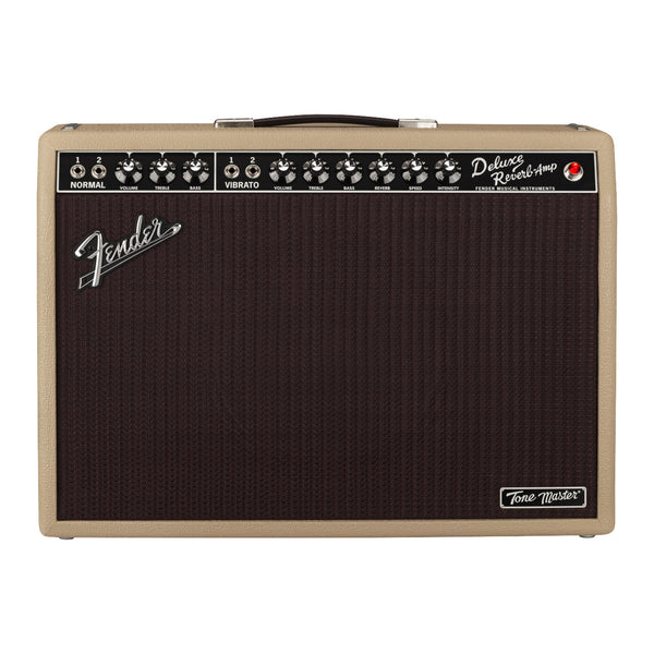 Fender Tone Master Deluxe Reverb Combo Guitar Amplifier Blonde Used
