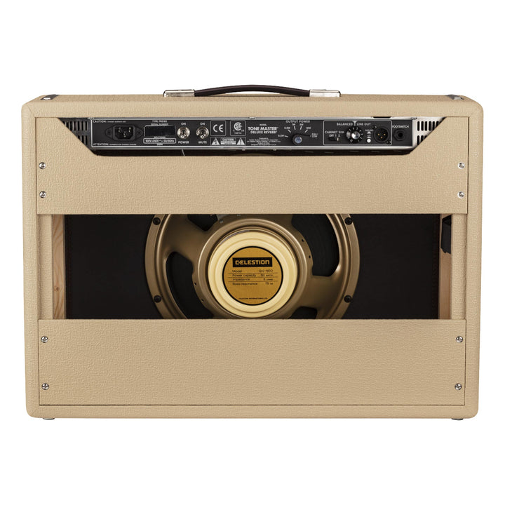 Fender Tone Master Deluxe Reverb Combo Guitar Amplifier Blonde Open-Box