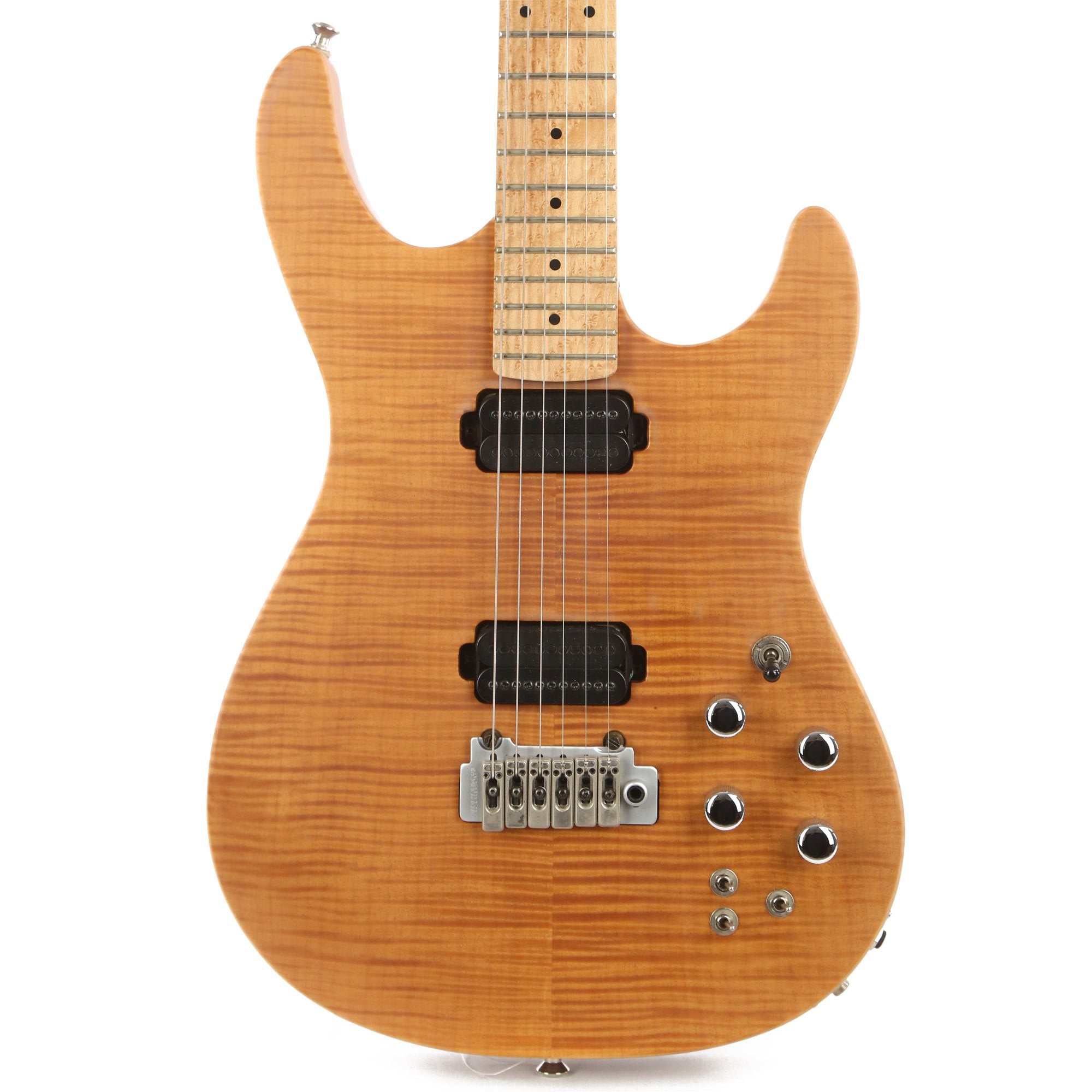 Carvin Bolt Plus Flame Top Transparent Amber | The Music Zoo