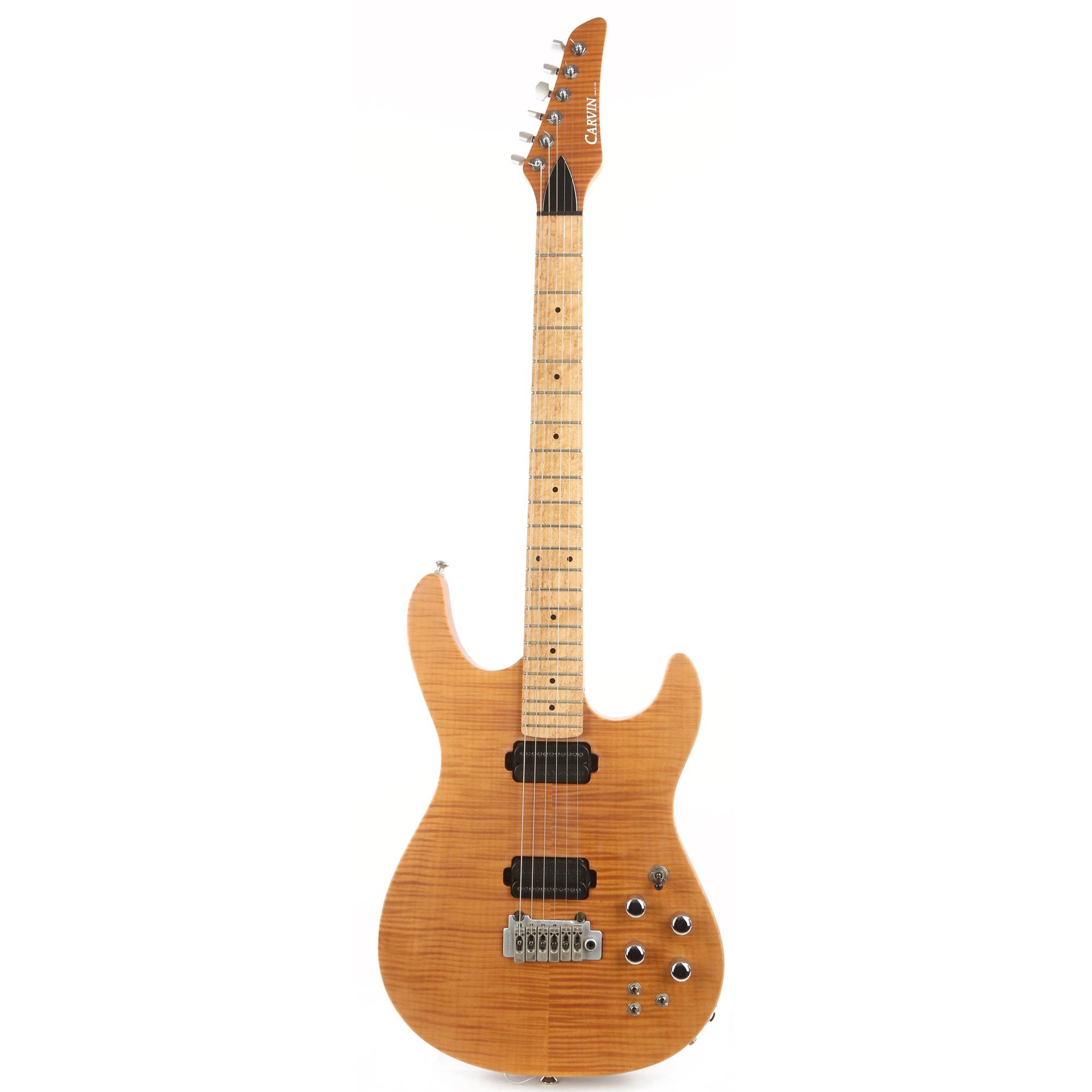 Carvin Bolt Plus Flame Top Transparent Amber | The Music Zoo