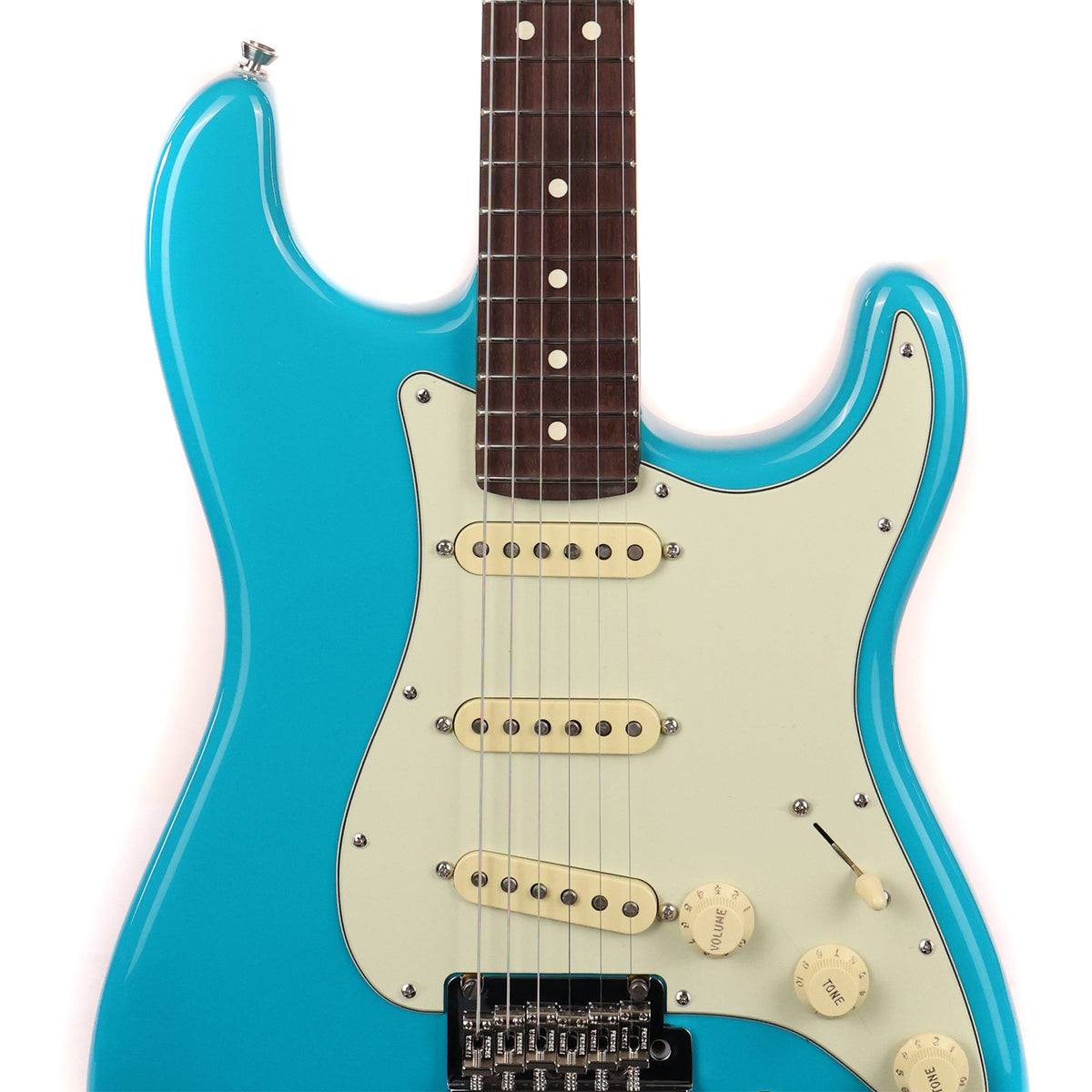Fender American Pro II Stratocaster Miami Blue — 6