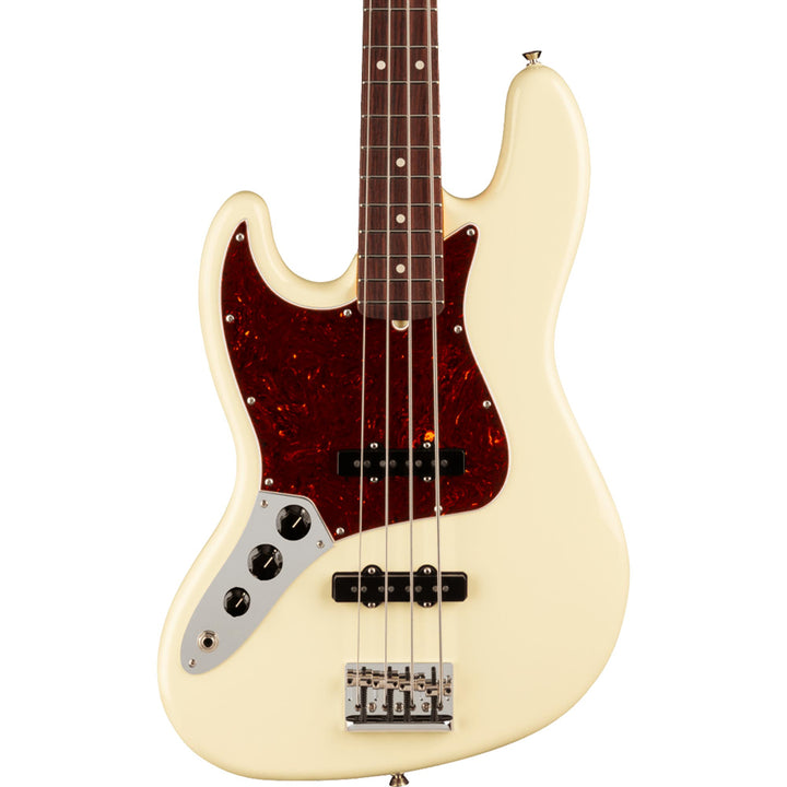 Fender American Pro II Precision Bass Left-Handed Olympic White Used