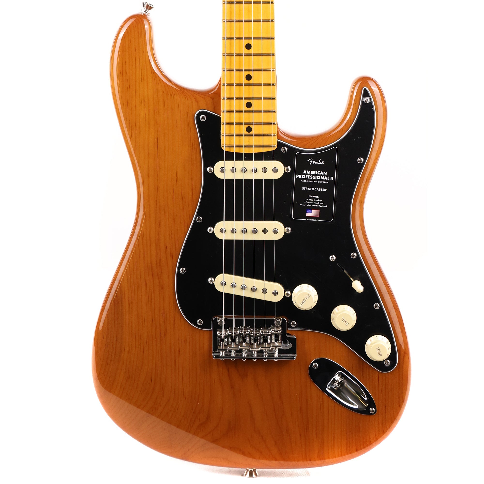 Fender American Pro II Stratocaster Roasted Pine | The Music Zoo