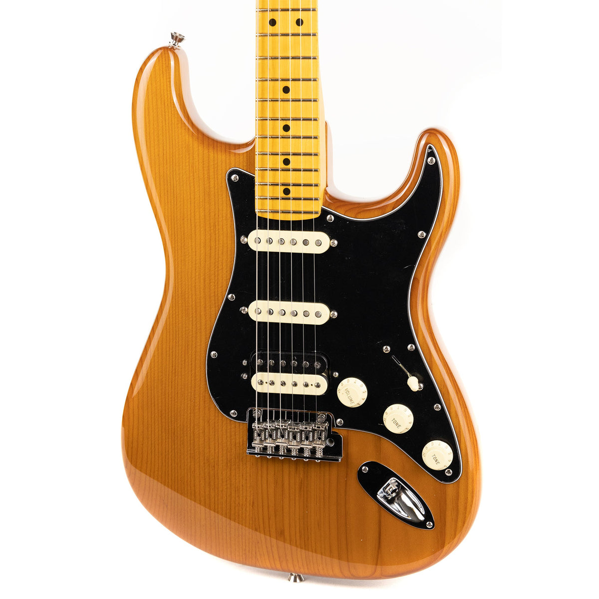 Fender American Pro II Stratocaster HSS Roasted Pine — 7