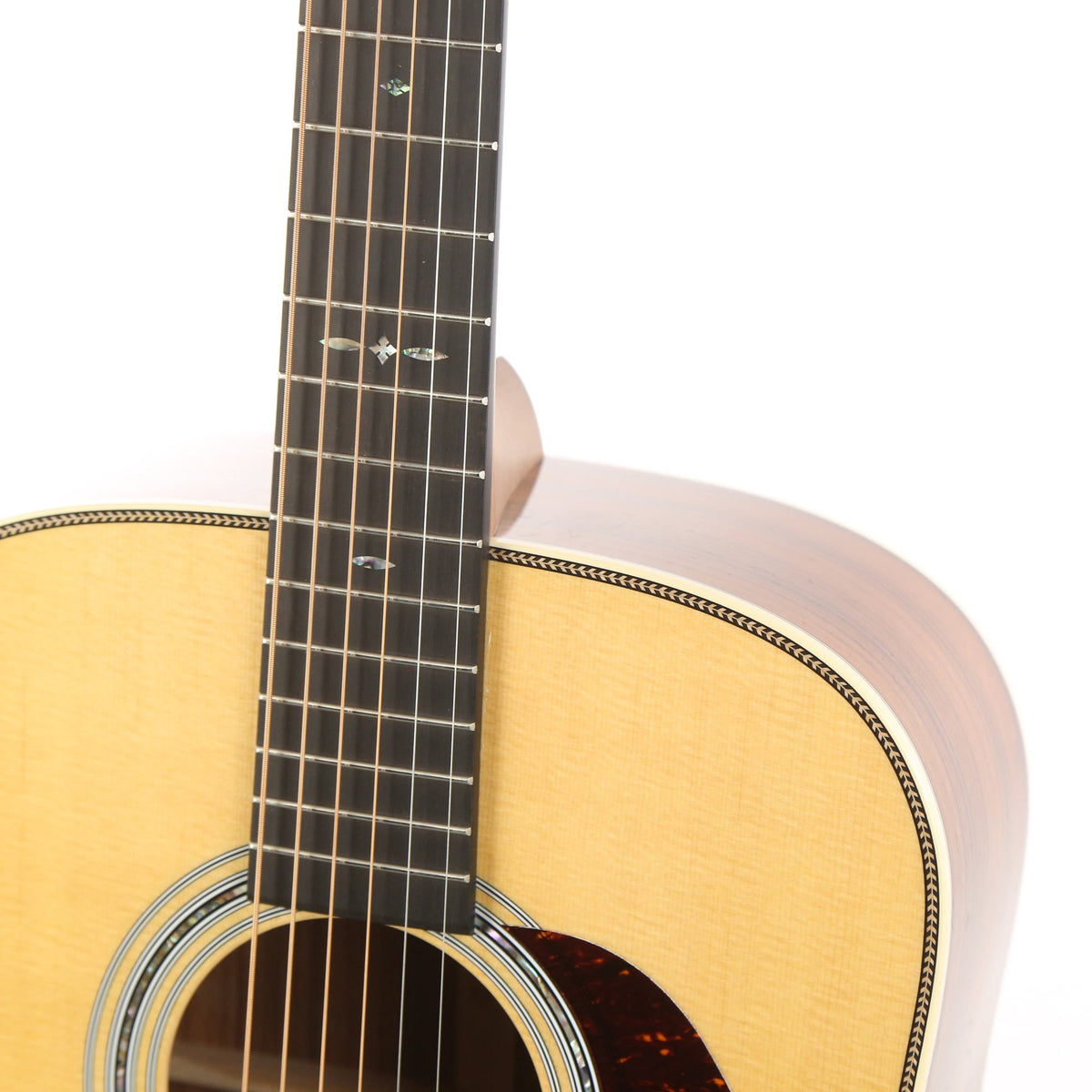 Martin Custom Shop Dreadnought Morado Back and Sides Acoustic Guitar — 8