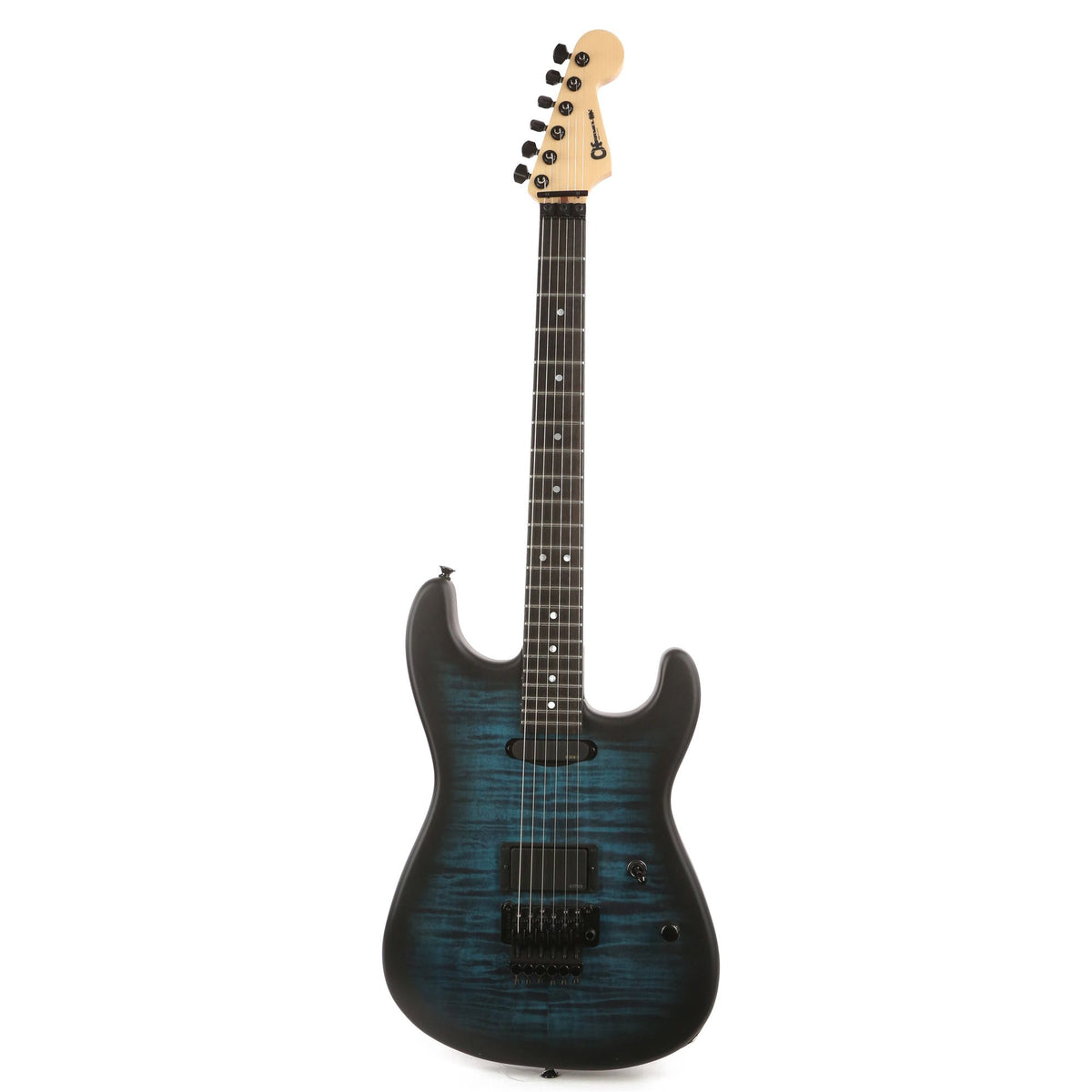 Charvel Custom Shop San Dimas NAMM Display 2015 Satin Aqua Burst — 2