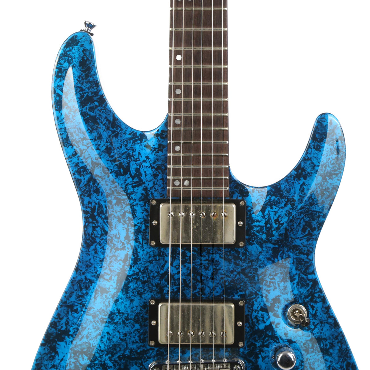 Schecter USA Custom Shop Sunset Standard Blue Metallic Marble 2019 — 6