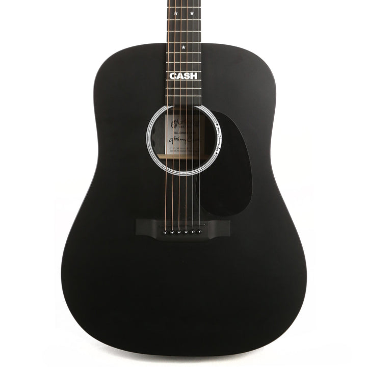 Martin DX Johnny Cash Acoustic-Electric Jett Black As-Is