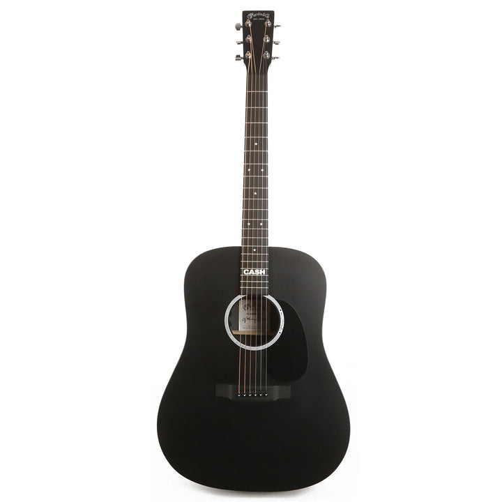 Martin DX Johnny Cash Acoustic-Electric Jett Black As-Is