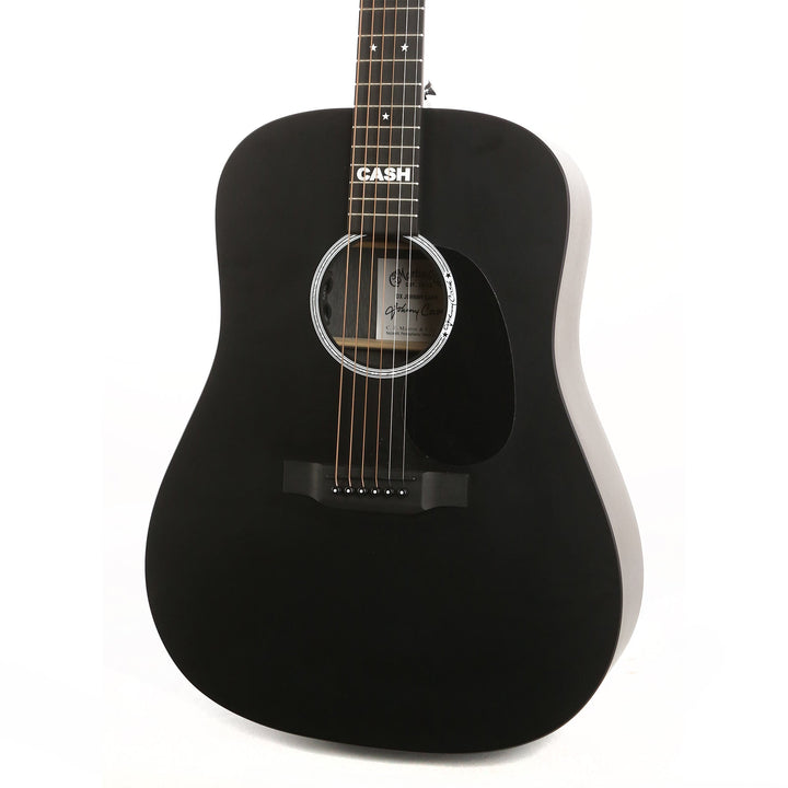 Martin DX Johnny Cash Acoustic-Electric Jett Black As-Is