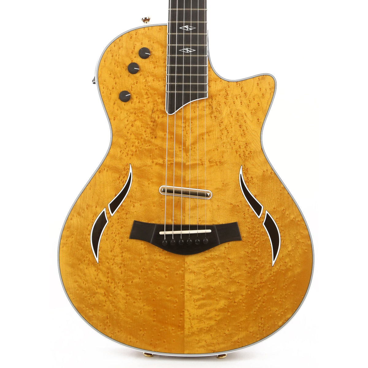 Taylor T5z Pro Birdseye Maple Top and Urban Ash Amber Stain — 8