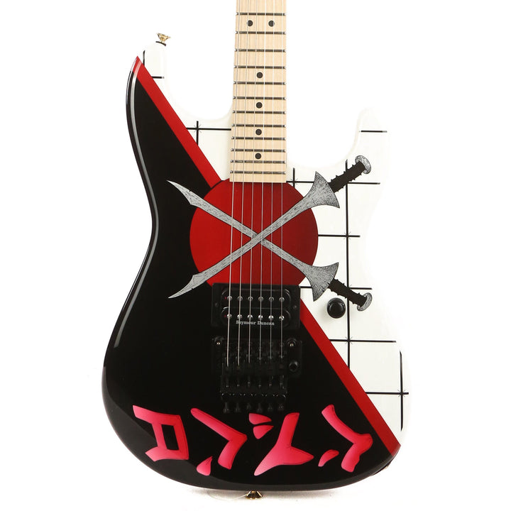 Charvel Custom Shop Warren DeMartini San Dimas Crossed Swords Graphic