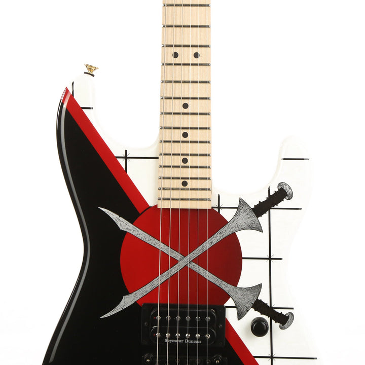 Charvel Custom Shop Warren DeMartini San Dimas Crossed Swords Graphic