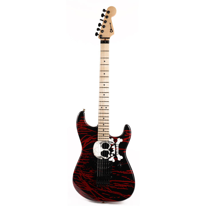 Charvel Custom Shop Warren DeMartini Signature Dinky Blood and Skull
