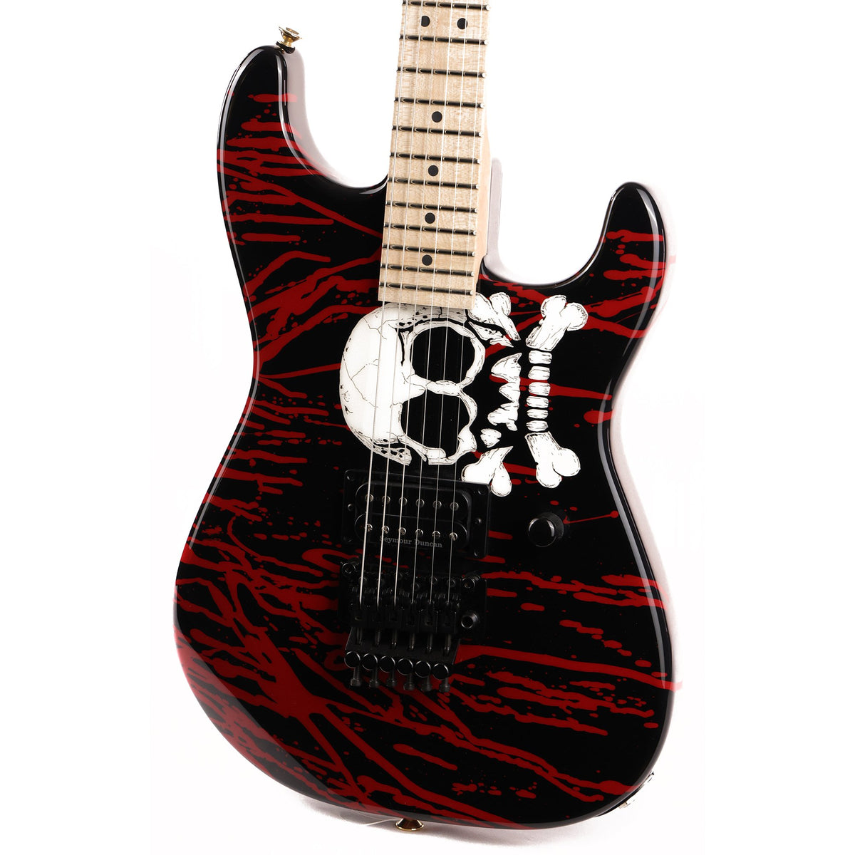 Charvel Custom Shop Warren DeMartini Signature Dinky Blood and Skull — 7