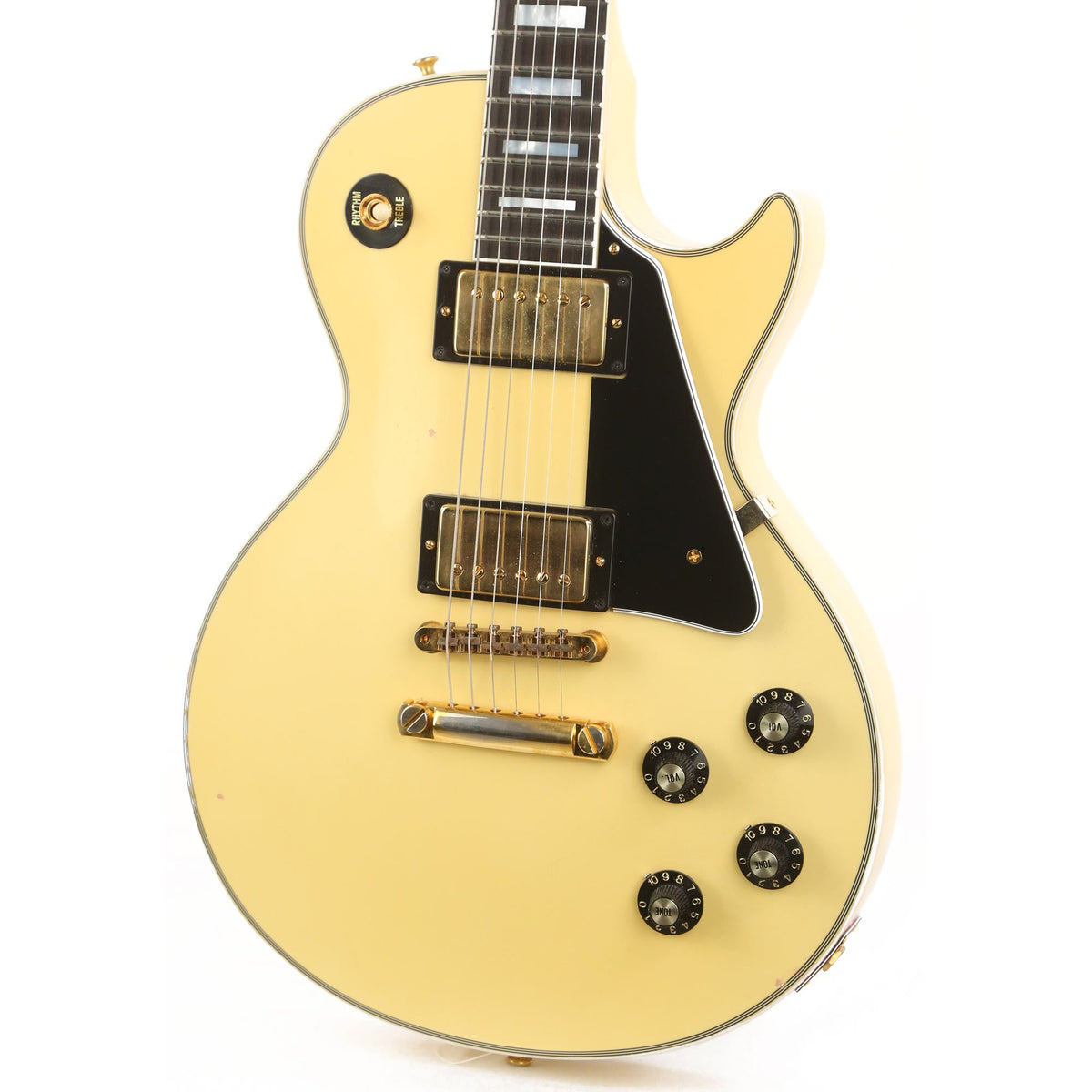 Gibson Custom Shop '74 Les Paul Custom Aged Classic White Made 2 Measure 2020 — 7