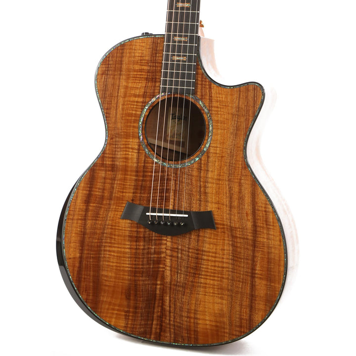 Taylor Custom Shop K24ce AA-Grade Hawaiian Koa and Figured Mahogany Neck Acoustic-Electric