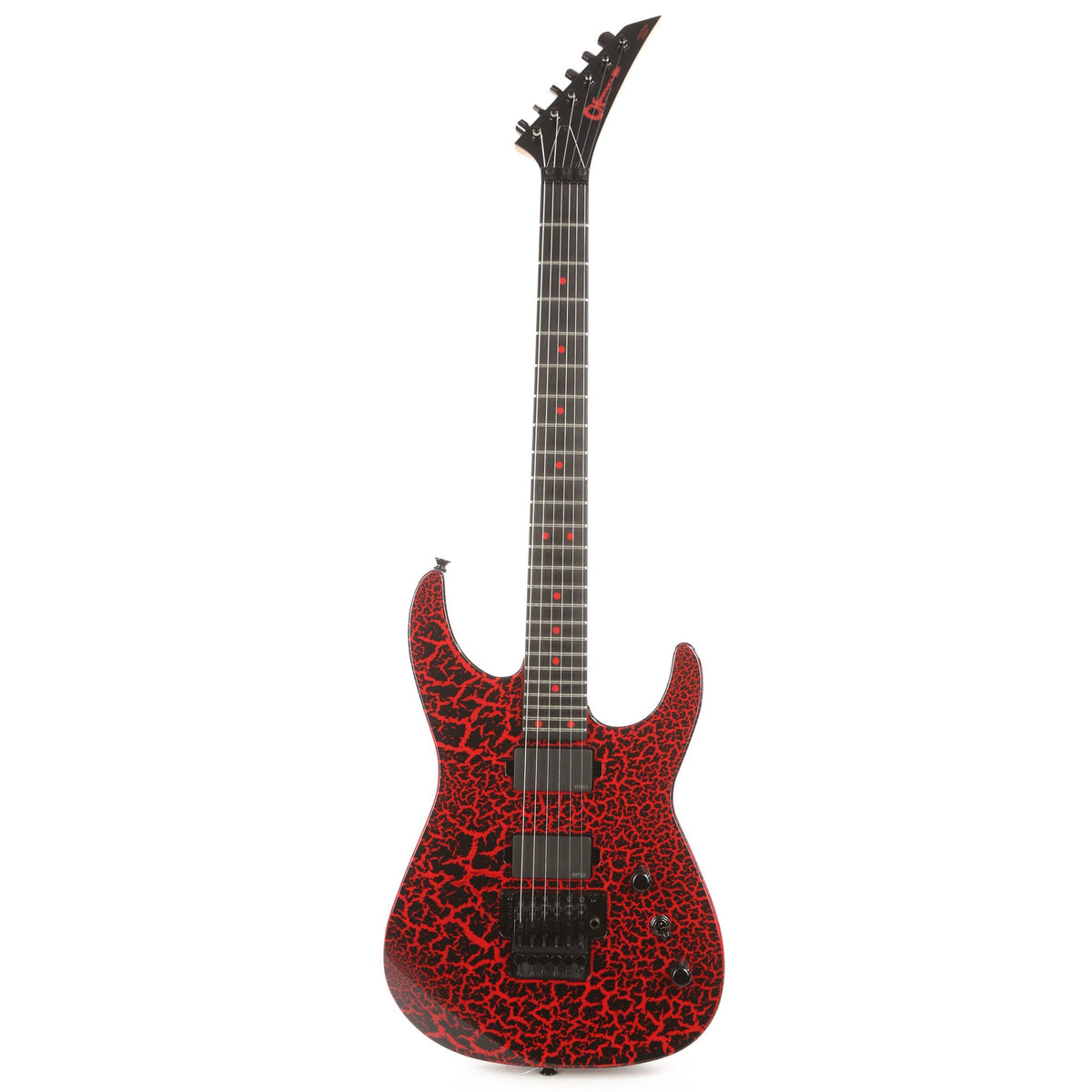 Charvel Custom Shop Dinky Black and Red Crackle 2016 — 2