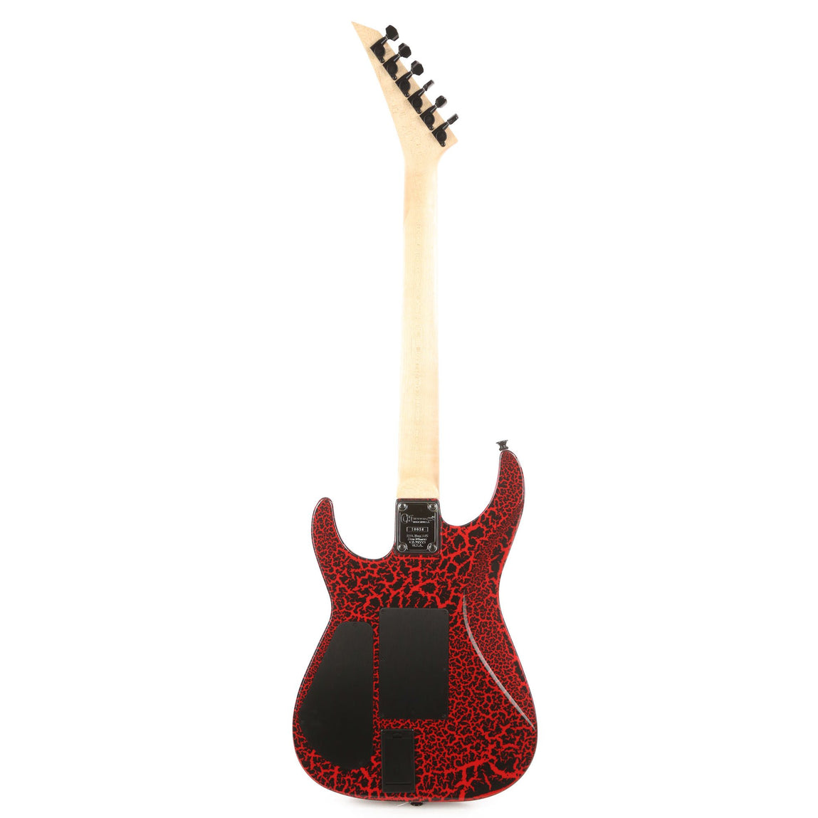 Charvel Custom Shop Dinky Black and Red Crackle 2016 | The Music Zoo