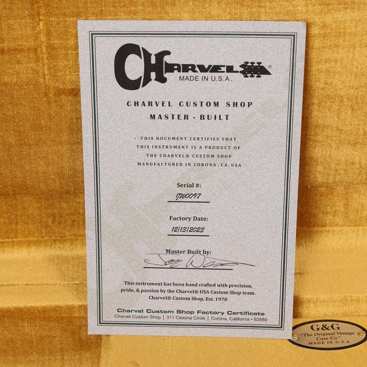 Charvel Custom Shop Style 2 Vanilla Shake Masterbuilt Metal Joe Williams