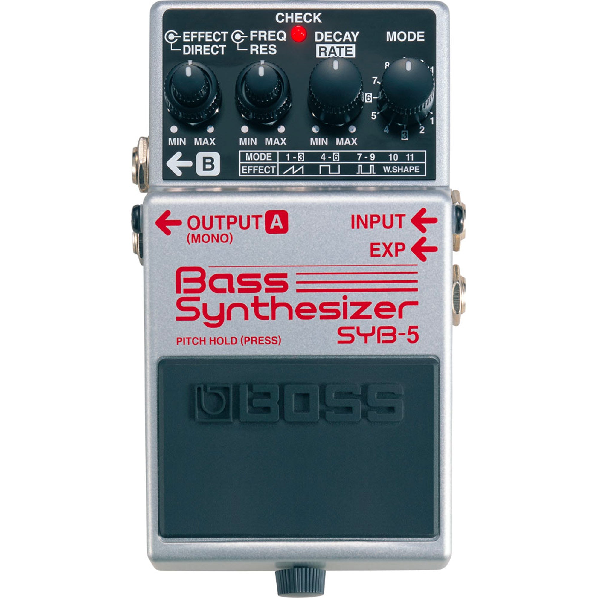 ベース BOSS SYB-5 Bass Synthesizer Boss SYB-5 Bass Synthesizer Effect Pedal | The Music Zoo