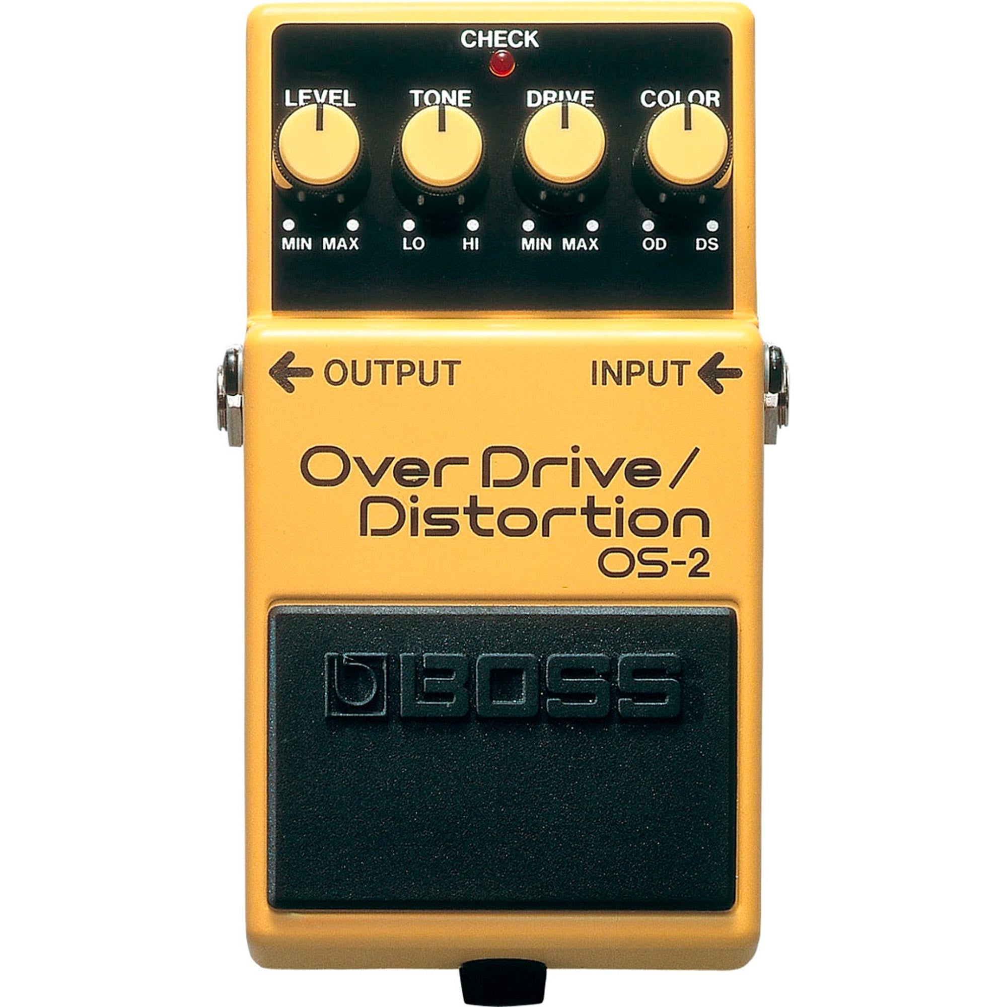 Boss OS-2 Overdrive Distortion Effect Pedal | The Music Zoo