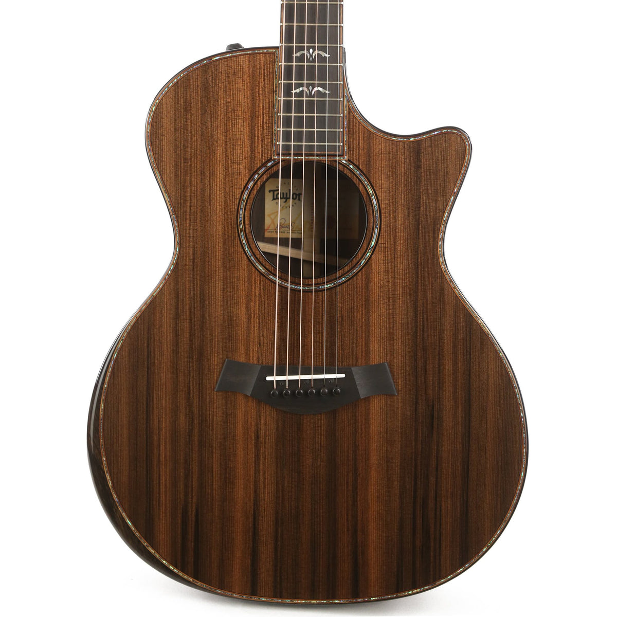 Taylor 914ce LTD Acoustic-Electric Sinker Redwood Top and Macassar Ebony — 1