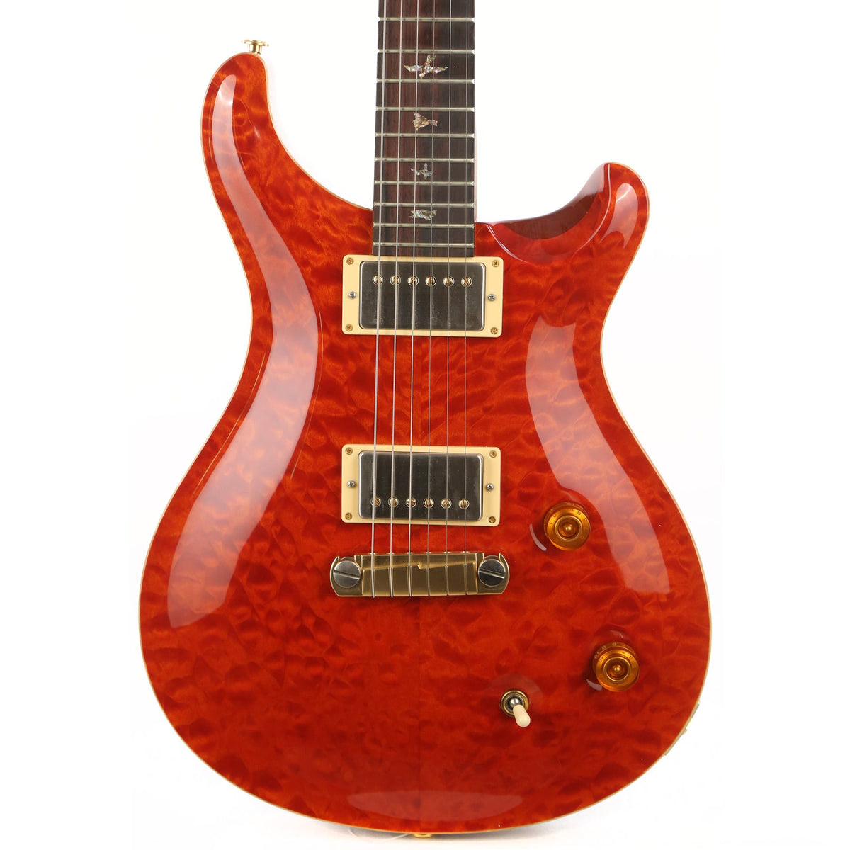 PRS McCarty Brazilian Rosewood Neck Limited Edition 10-Top Orange Quilt Top 2004 — 1