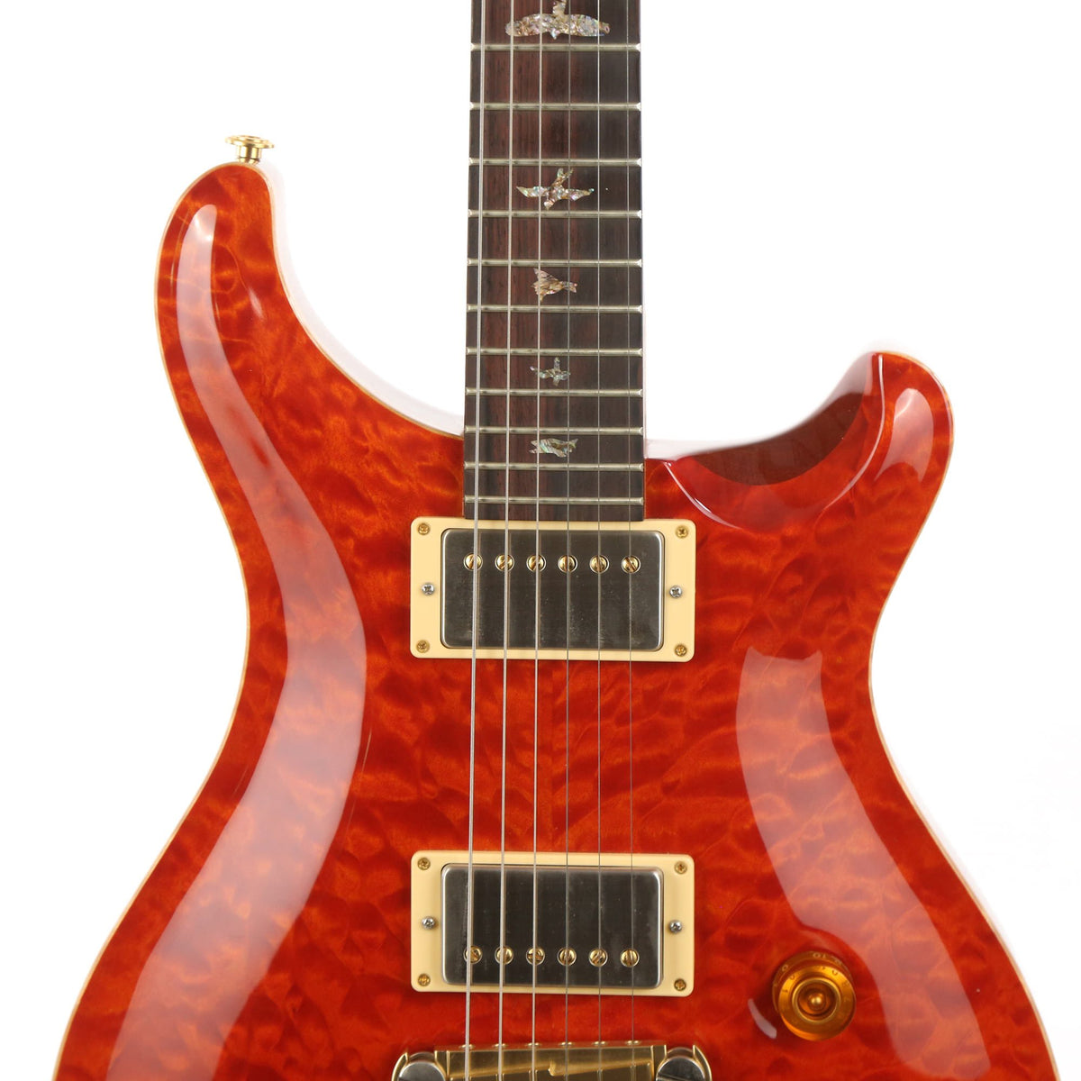 PRS McCarty Brazilian Rosewood Neck Limited Edition 10-Top Orange Quilt Top 2004 — 6