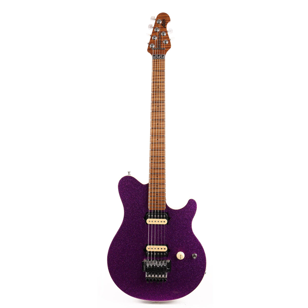 Ernie Ball Music Man Axis Music Zoo Exclusive Fuschia Sparkle — 2