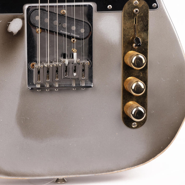 Fender Custom Shop Limited Edition Brent Mason Telecaster Masterbuilt Kyle McMillin Flat Silver Satin