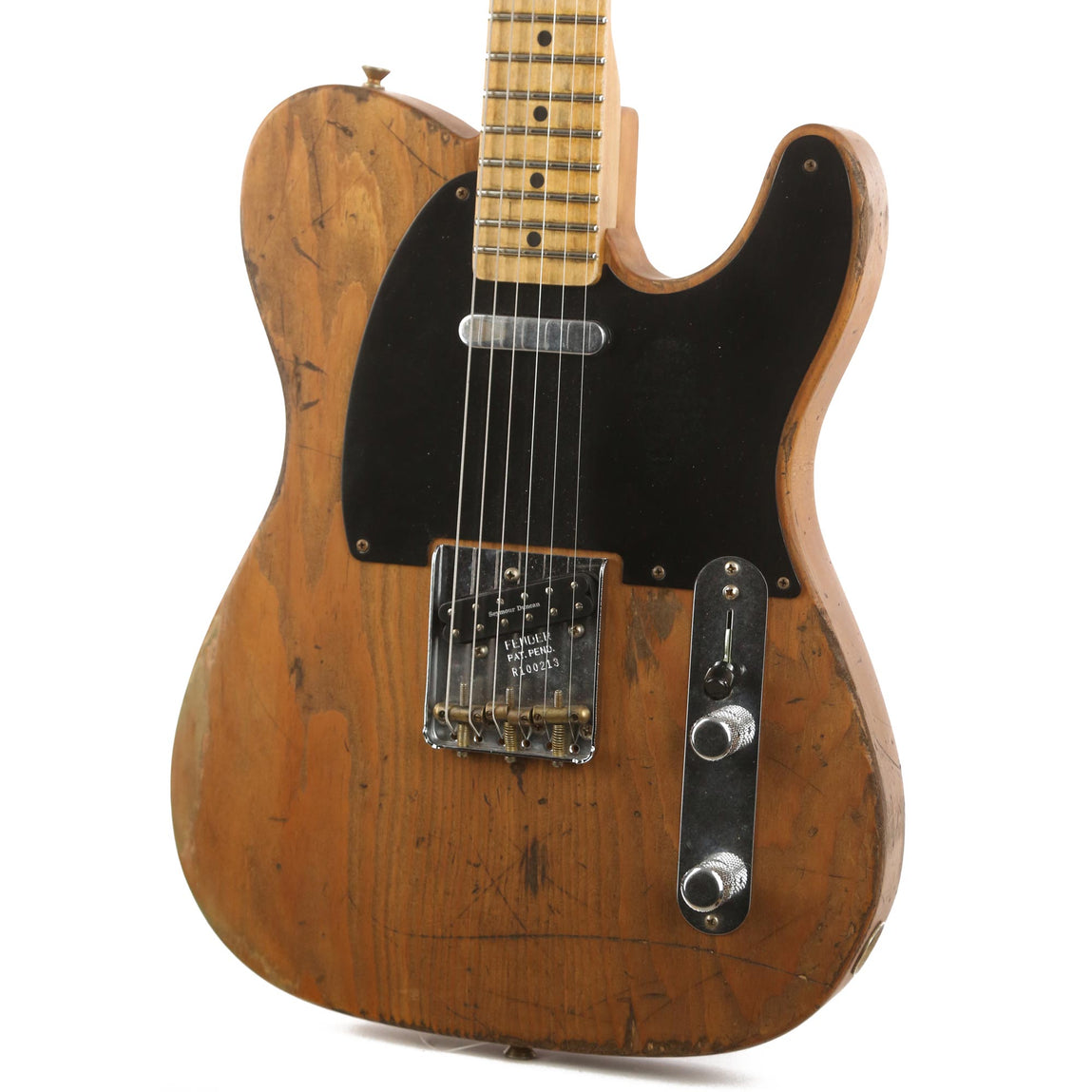 ギター Fender custom shop 2019 LTD dbl esquire Fender Custom Shop 2019 Limited Edition Roasted Pine Double