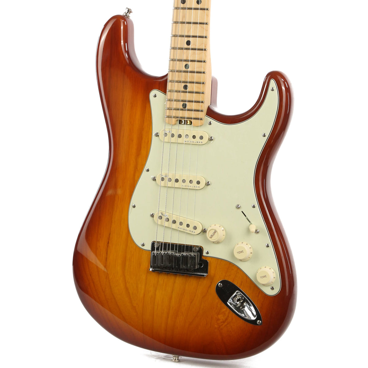 Fender American Elite Stratocaster Tobacco Sunburst 2017 — 7