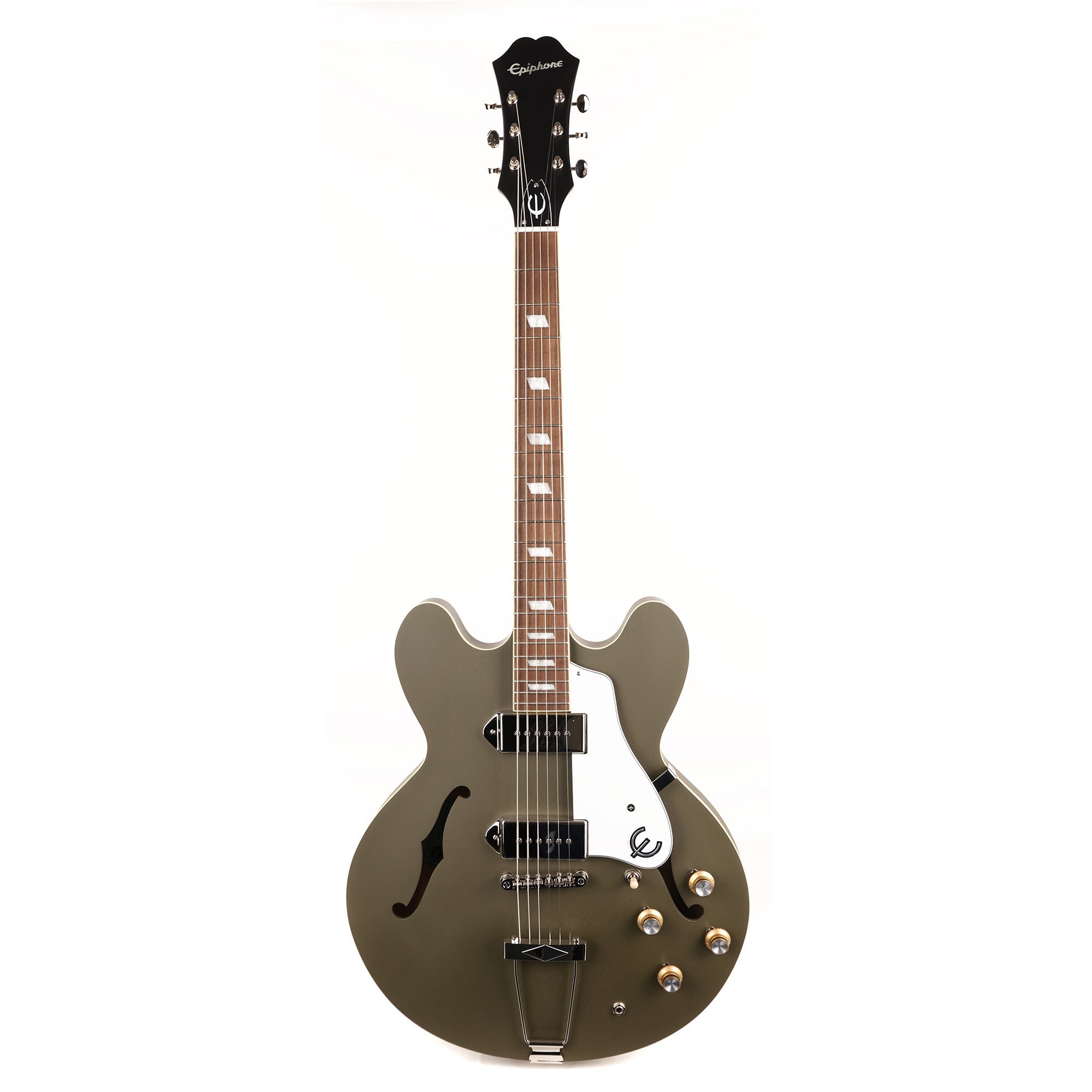 Epiphone Casino Worn Olive Drab中古美品 Epiphone Casino Worn Olive Drab LN132699 - ETCAWODNH1 | SCAN UK