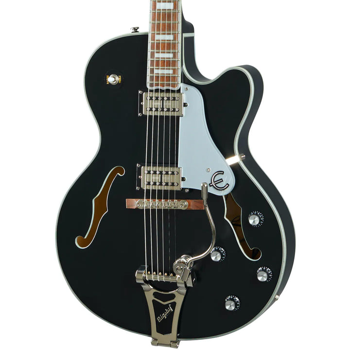 Epiphone Emperor Swingster Hollowbody Black Aged Gloss Used