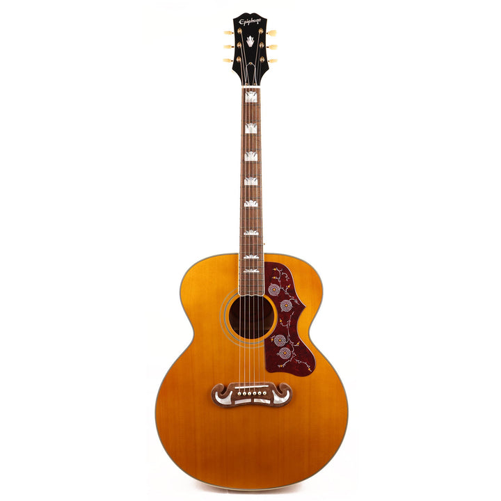 Epiphone Inspired by Gibson J-200 Acoustic-Electric Aged Natural Antique Gloss Used