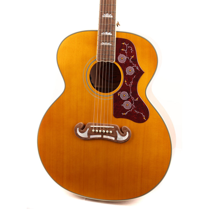 Epiphone Inspired by Gibson J-200 Acoustic-Electric Aged Natural Antique Gloss Used