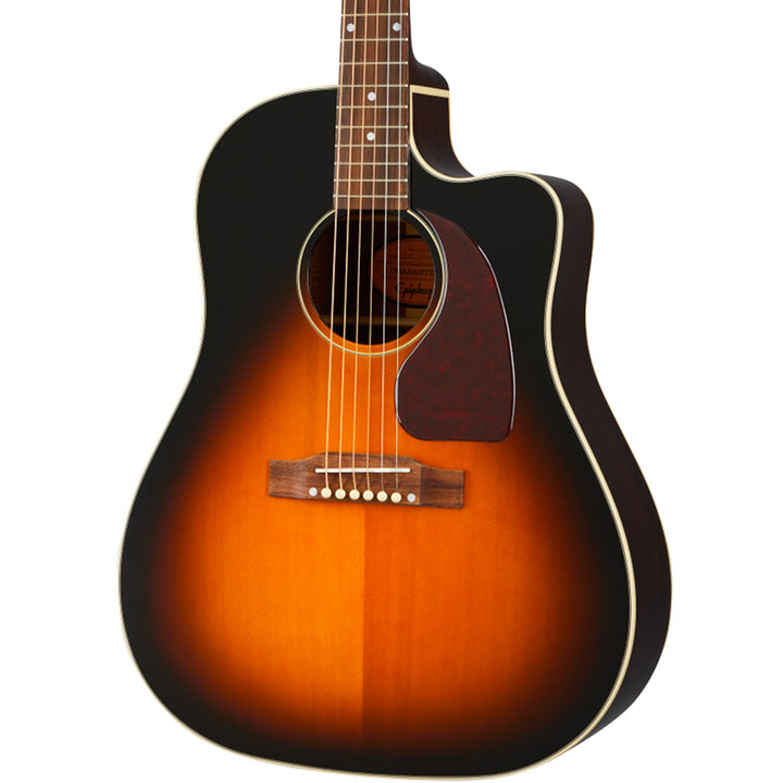 Epiphone Inspired by Gibson J-45 EC Acoustic-Electric Aged Vintage Sunburst Gloss Used