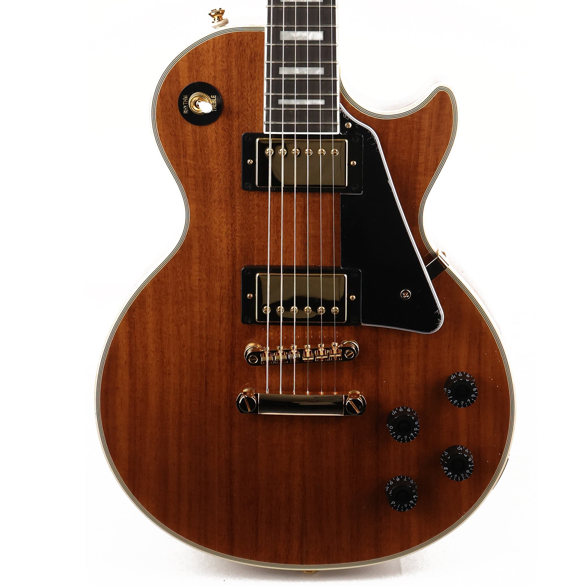 Epiphone Les Paul Custom Koa Top Natural | The Music Zoo