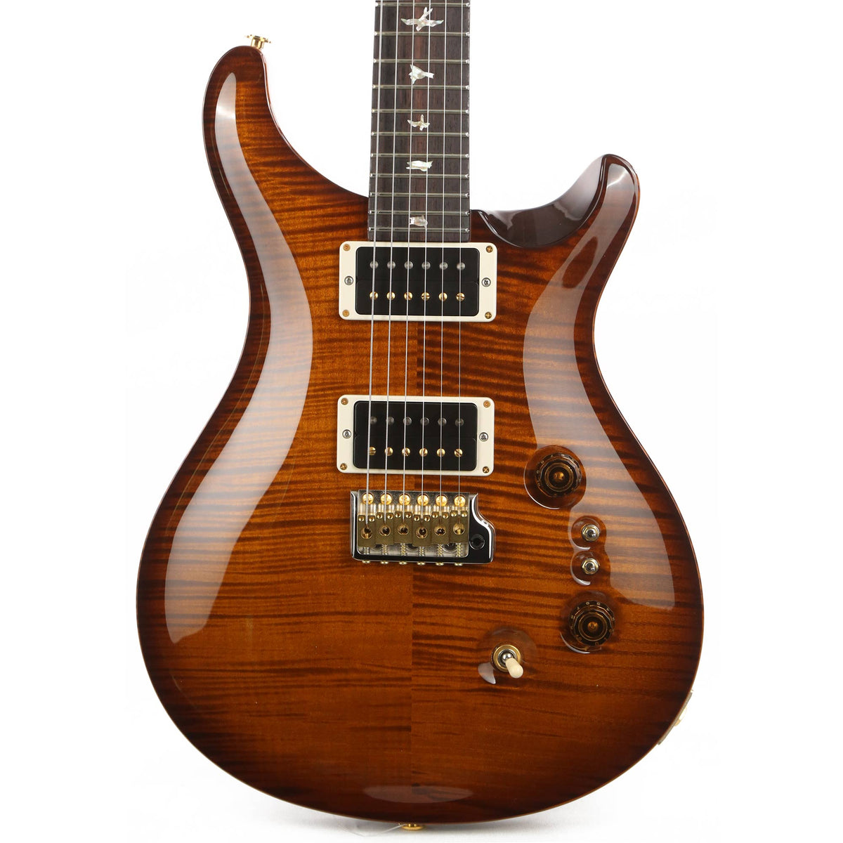 PRS 35th Anniversary Custom 24 10-Top Amber Wrap Burst — 1