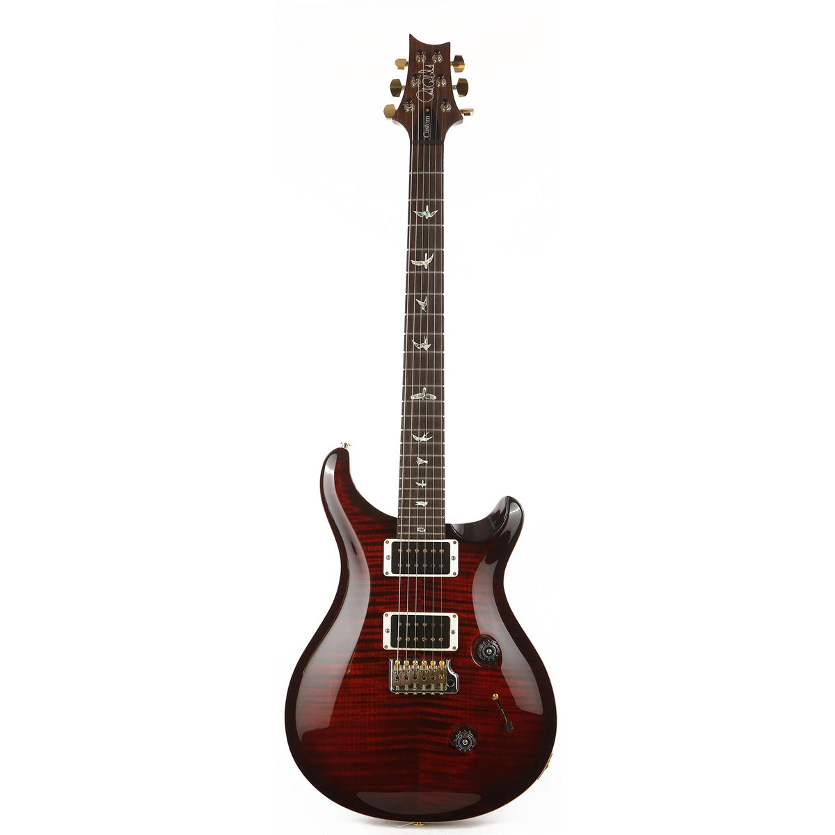PRS Custom 24 10-Top Guitar Fire Red Burst 2017 — 2