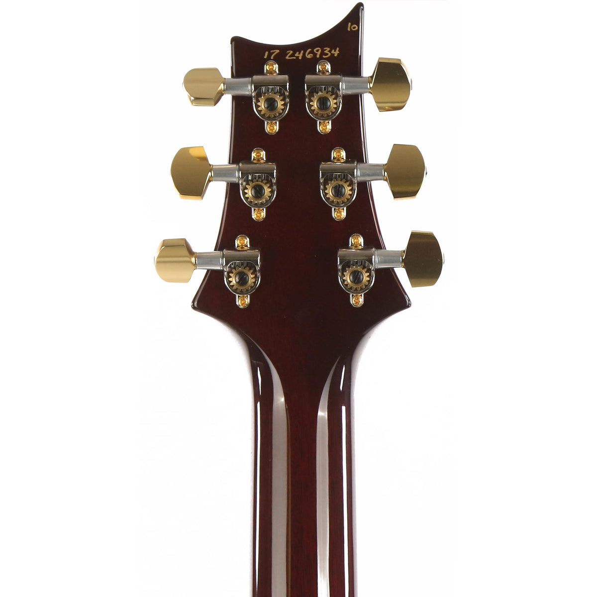 PRS Custom 24 10-Top Guitar Fire Red Burst 2017 — 5
