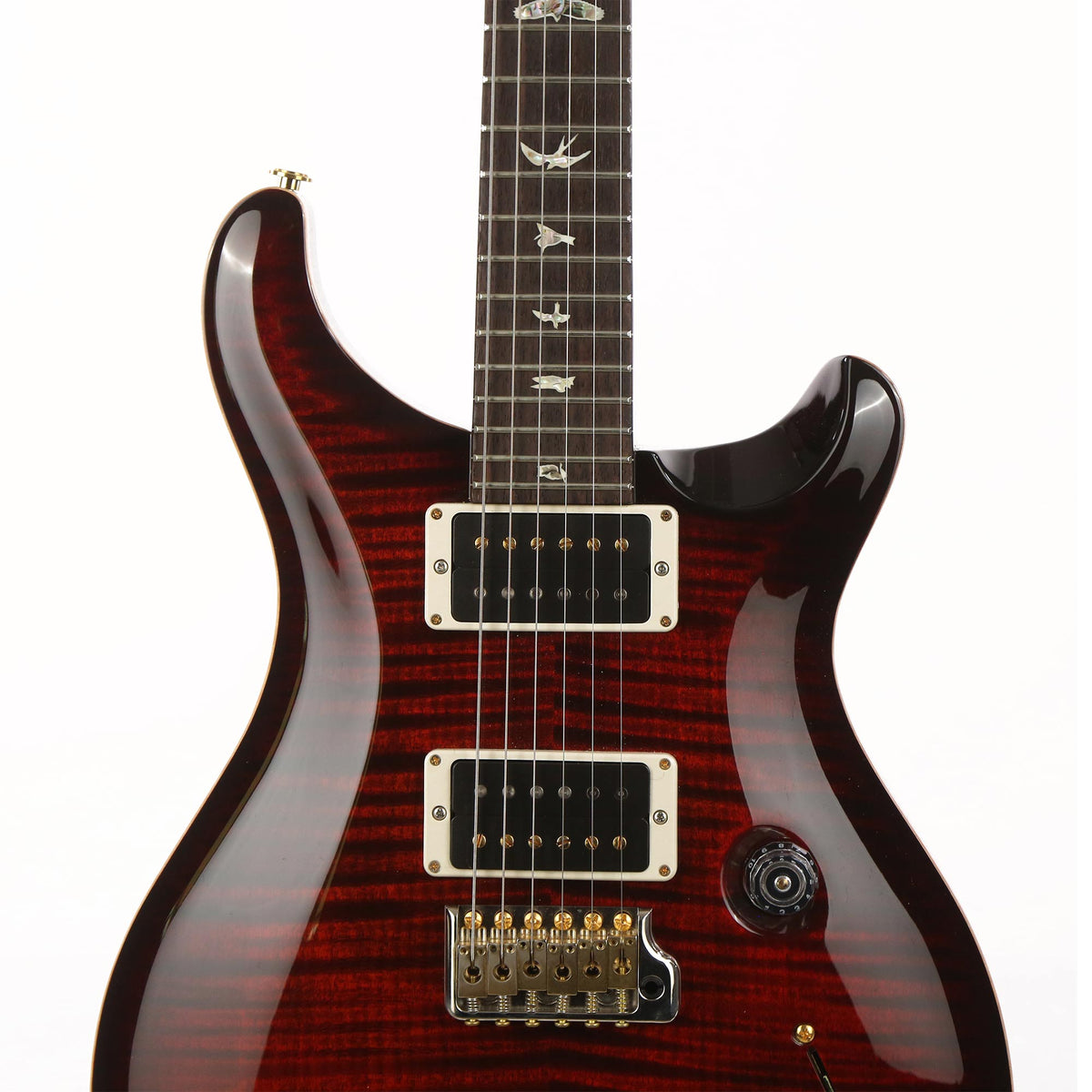 PRS Custom 24 10-Top Guitar Fire Red Burst 2017 — 6