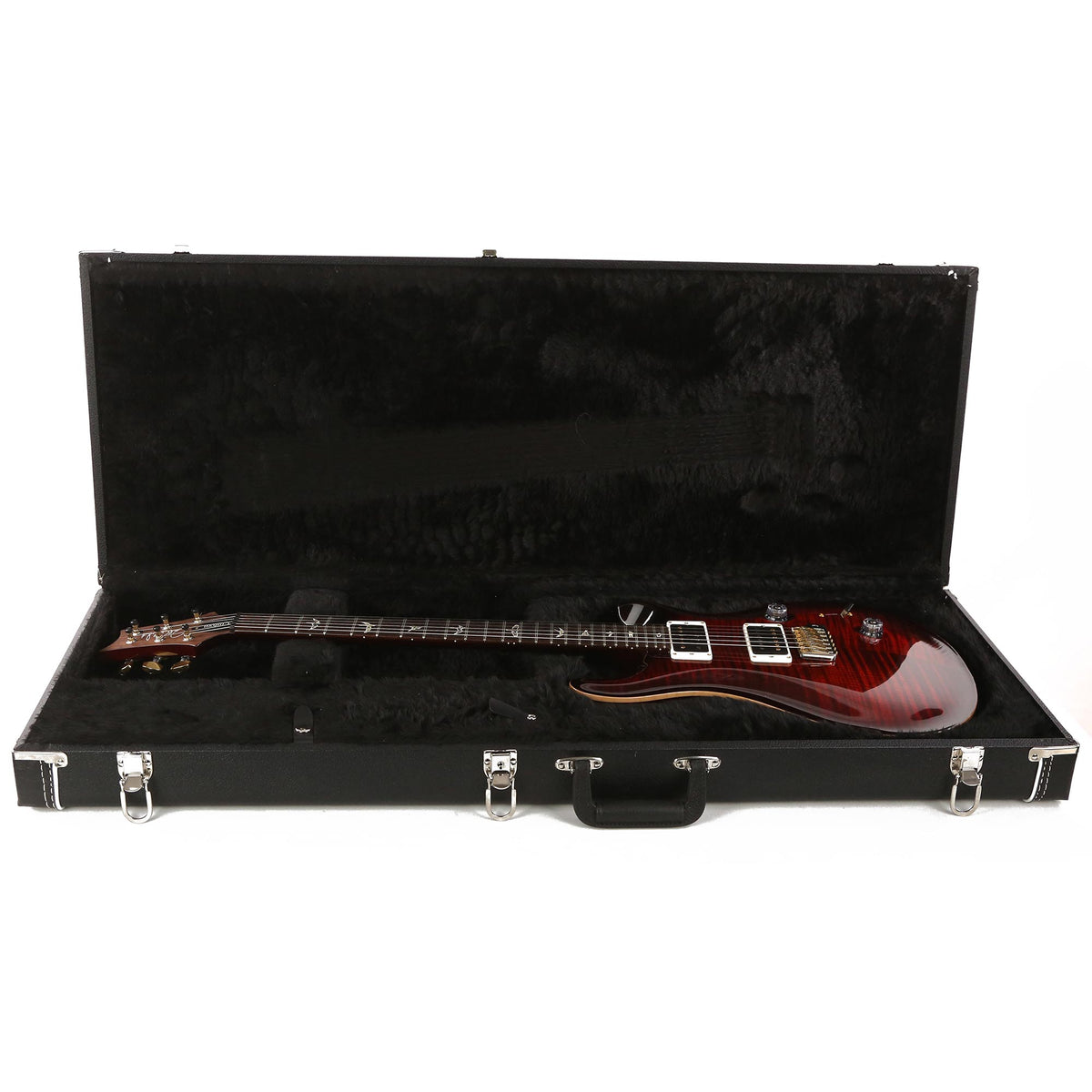 PRS Custom 24 10-Top Guitar Fire Red Burst 2017 — 8