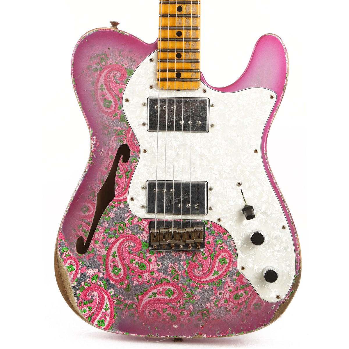 Fender Custom Shop '72 Tele Thinline Heavy Relic Pink Paisley 2020 Limited Edition — 1